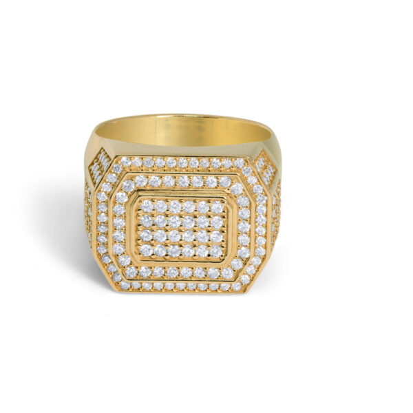 Guld Diamant Pavé Ring